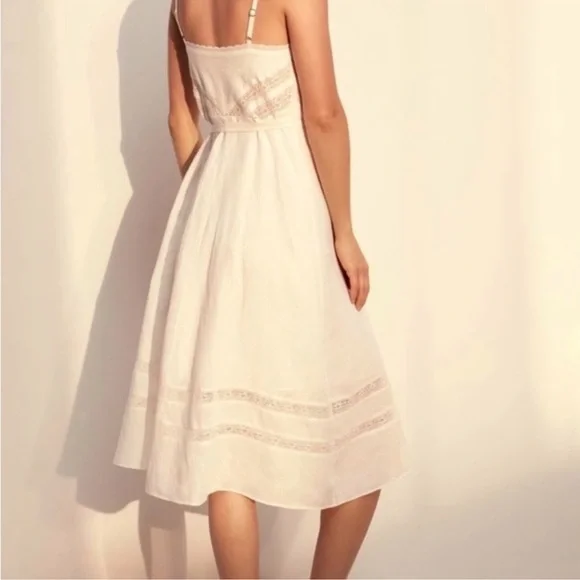 Aritzia Wilfred "Legere La boheme" linen wrap dress - Picture 2 of 8